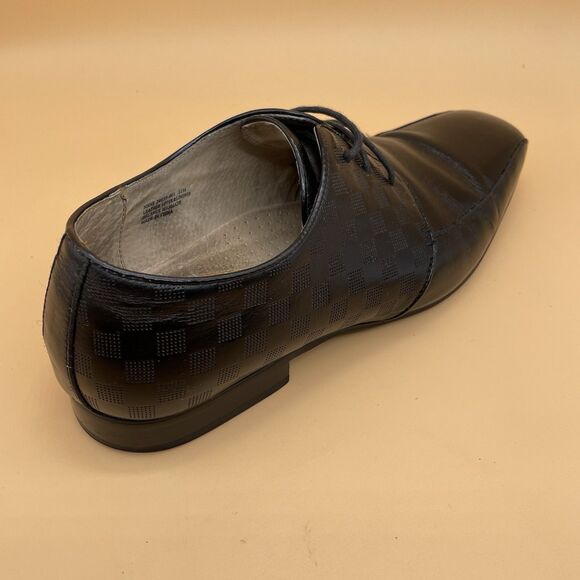 Stacy Adams Oxford Dress Shoes Men’s 11.5M Printed Black Leather 24655 Formal main image 14